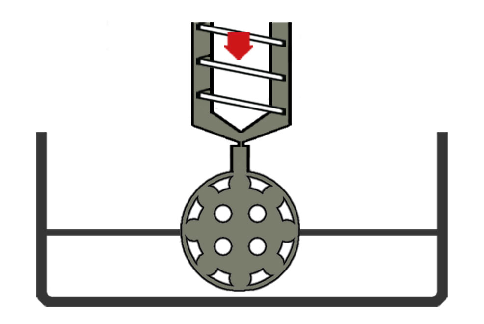 Grafik Werkzeuggebundene Technologie - Spritzguss